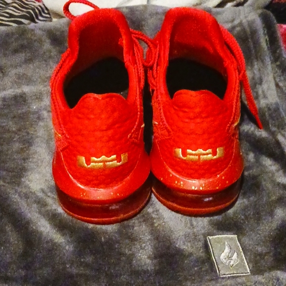 NIKE LEBRON 17 (XVII) LOW PH TITAN MANILA WORLD SIZE 7.5 MENS (RED) - Picture 2 of 3